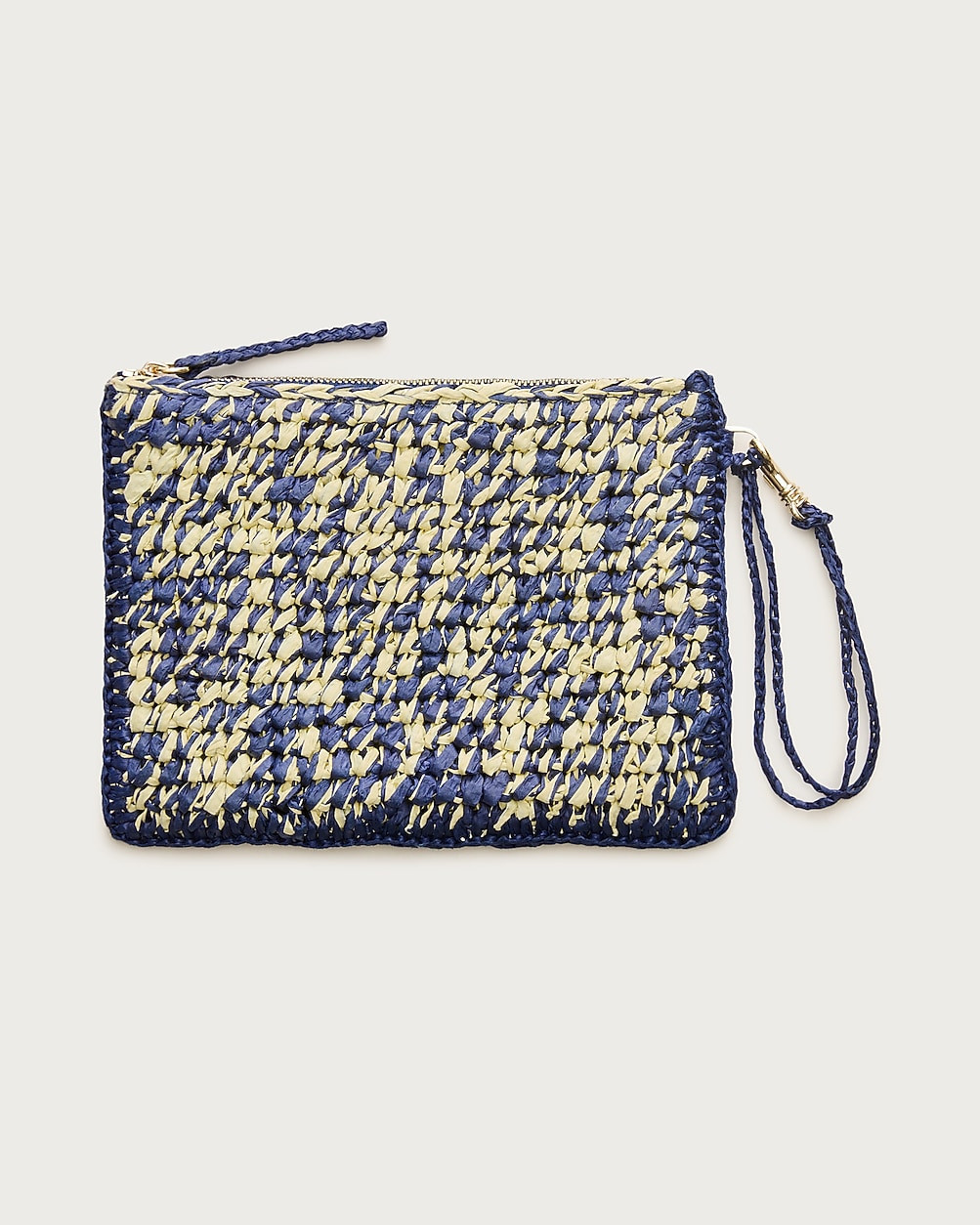 Marled straw pouch | J. Crew US
