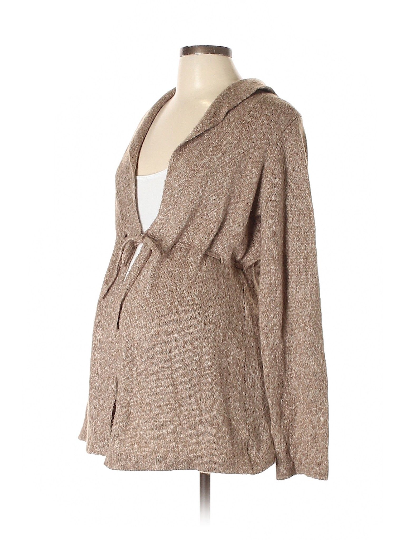 Motherhood Cardigan Size 12: Tan Women's Sweaters & Sweatshirts - 45479237 | thredUP