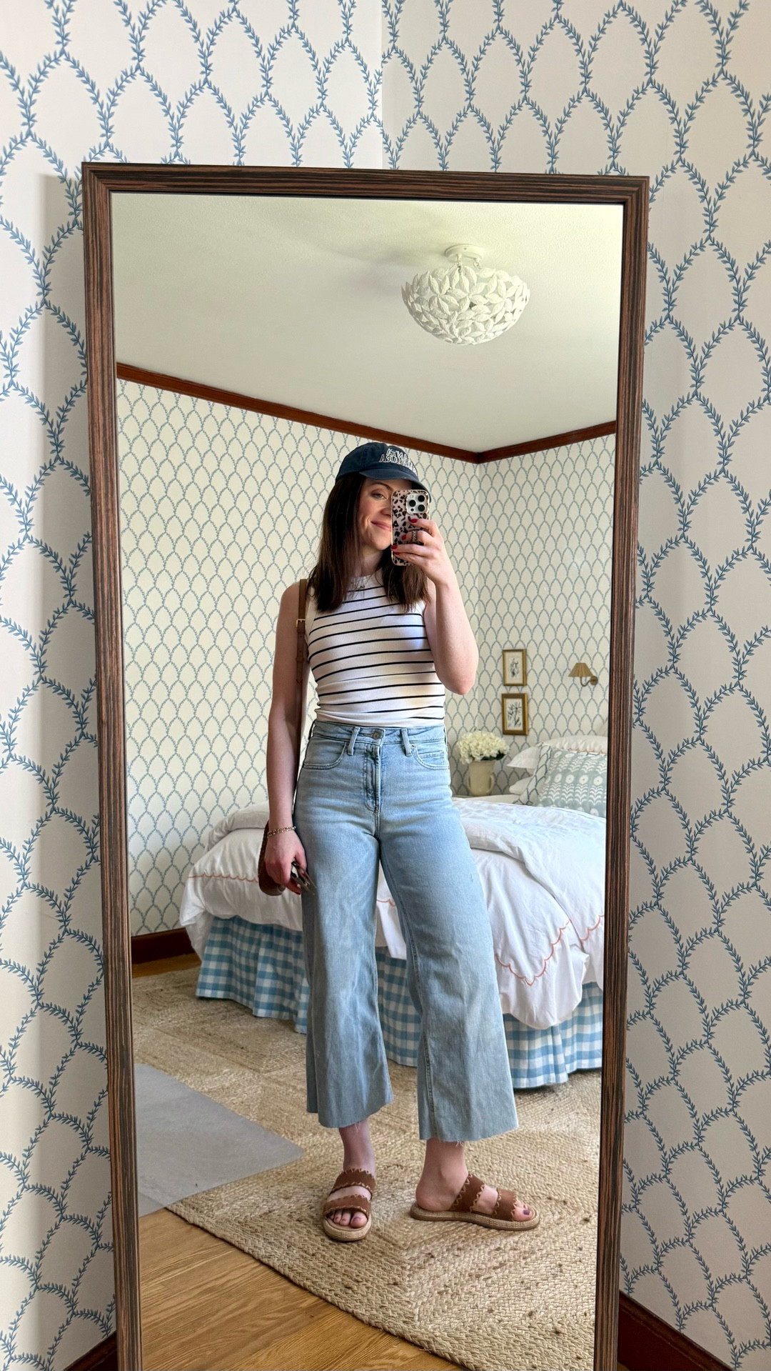 Cut off or not, these jeans are amazing, OK?! Extra high-rise and pockets that go all the way to the zipper to keep the front smooth. I’m still the kind of person who would rather buy something that’s not 100% perfect than spend 10+ times as much. 
Have you cut off jeans before? Am I crazy?

#LTKFindsUnder50