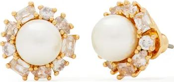 kate spade new york imitation pearl halo stud earrings | Nordstrom | Nordstrom