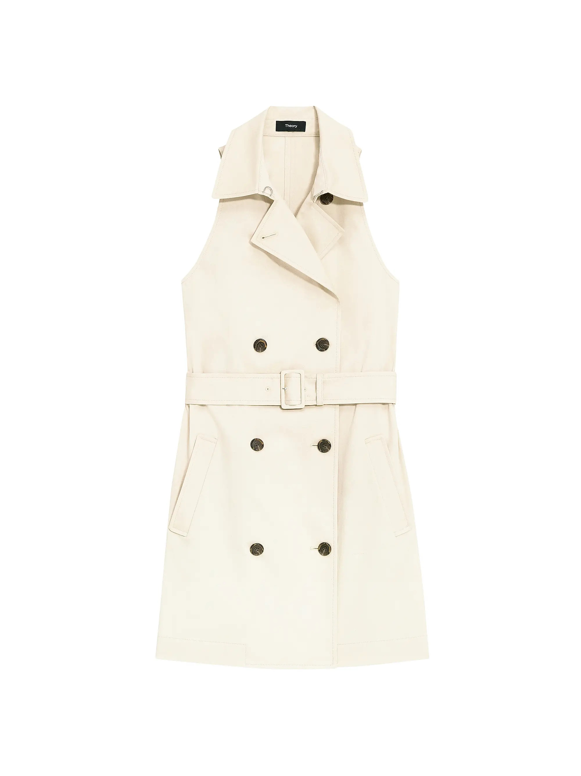Theory Trench Coat Minidress | Saks Fifth Avenue | Saks Fifth Avenue