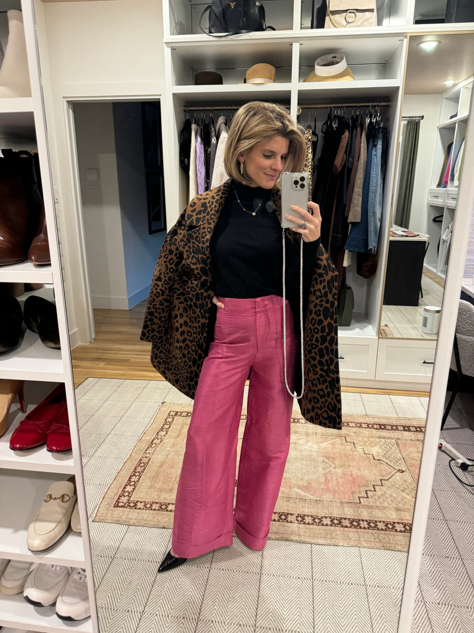 Wearing XS in pants and coat 