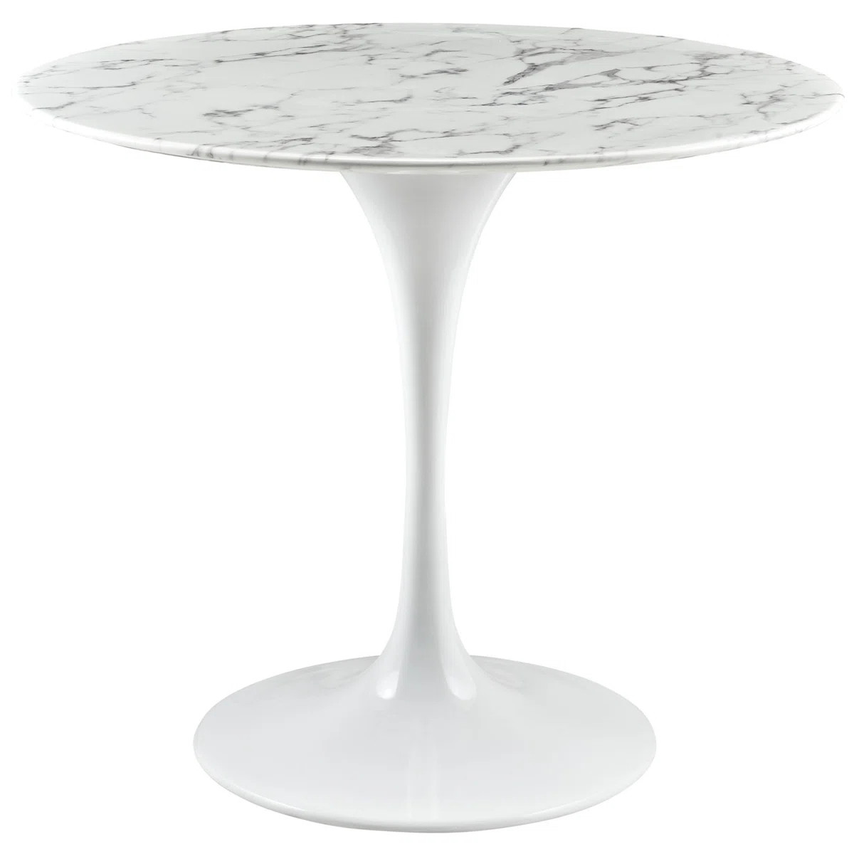 Modway Lippa Oval Artificial Marble Dining Table & Reviews | Wayfair | Wayfair North America
