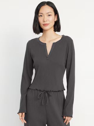 Ribbed Pajama Top | Old Navy (US)