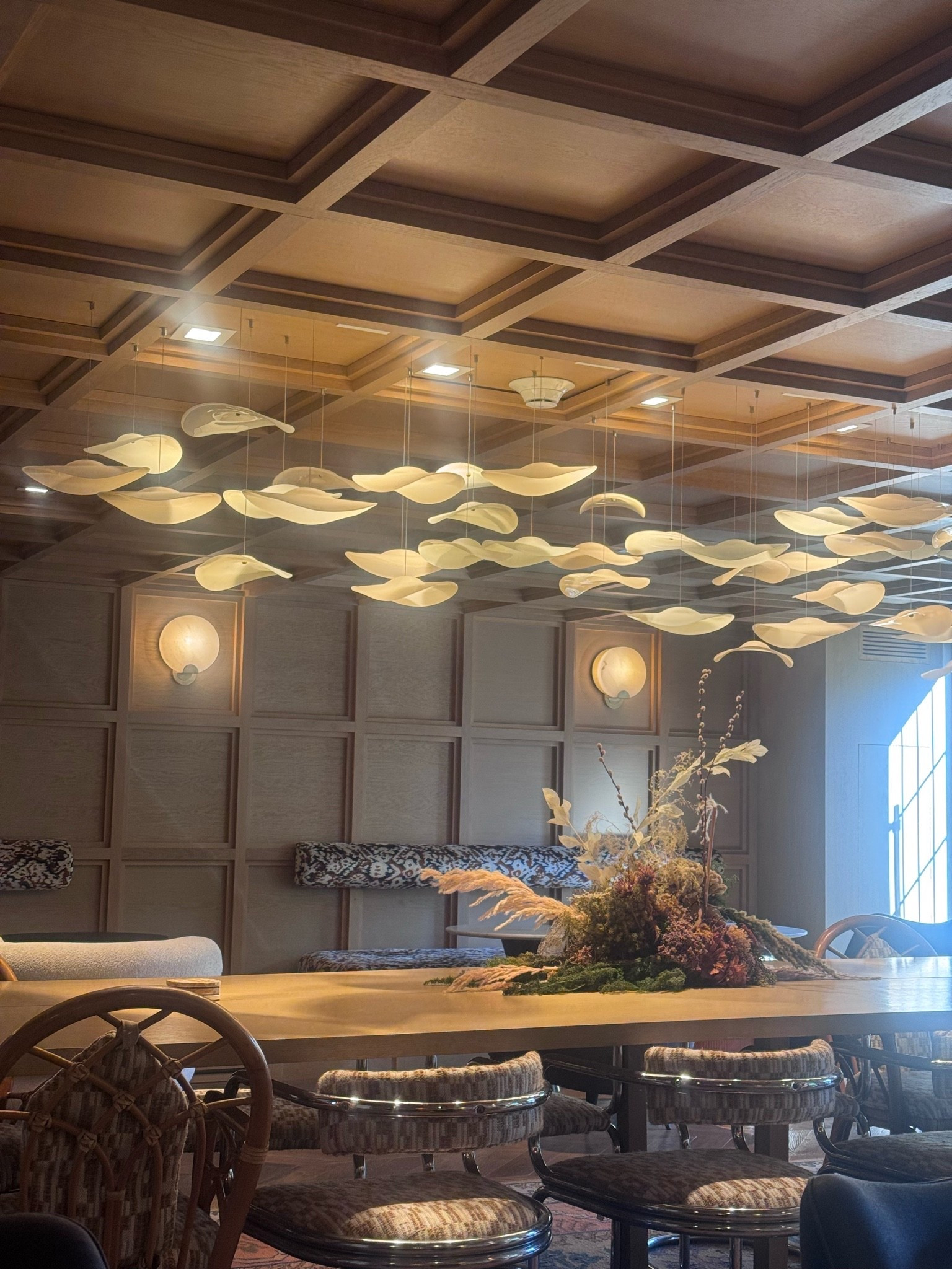 I need ideas deciding on this beautiful dining room layout, decorative ceiling designs, and hanging light fixtures. They really transform the area over the table by creating an inviting focal point. What are your thoughts and ideas?

#LTKHome