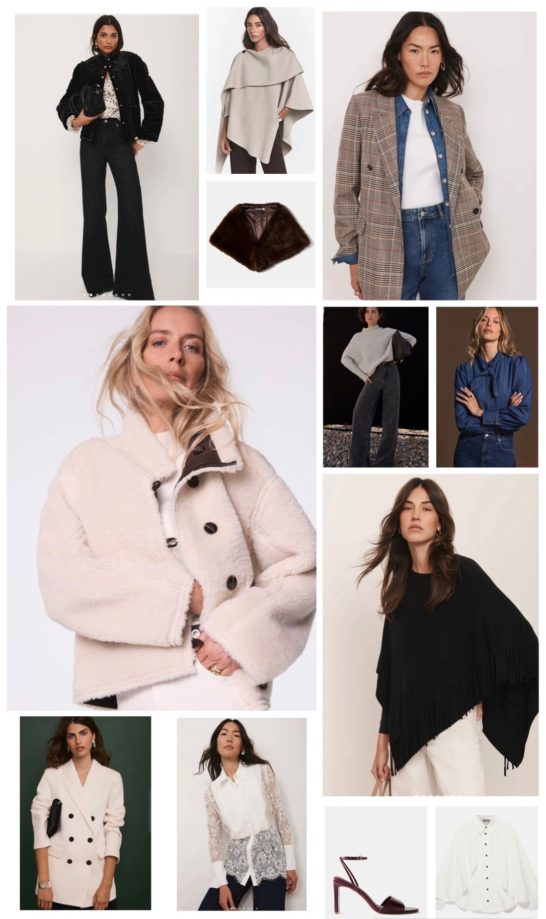 Mint Velvet Sale Picks 
Borg jacket, blazer, fur scarf, jeans, scarf detail coat, scarf detail blouse, gift ideas, party heels, embellished jeans, quilted jacket. 

#LTKuk #LTKeurope #LTKsale