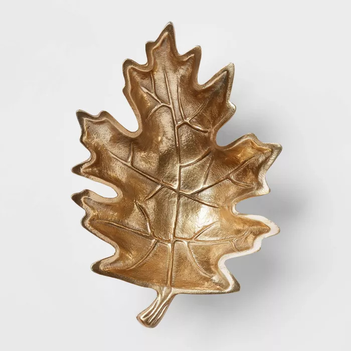 25oz Metal Leaf Serving Dish - Threshold™ | Target