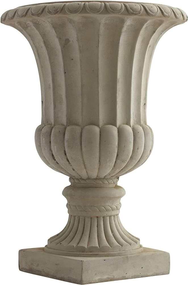 Nearly Natural 20.25" Large Sand Colored Urn Indoor/Outdoor Containers | Amazon (US)