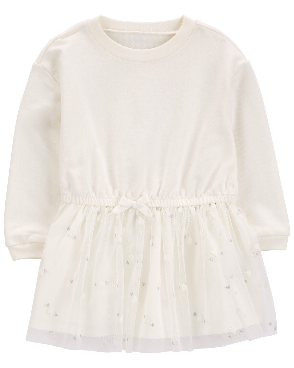 Toddler Glitter Long-Sleeve Cotton Dress | Carter's Inc