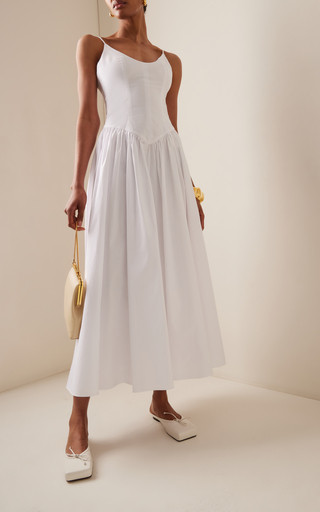 Dena Stretch-Cotton Maxi Dress | Moda Operandi (Global)