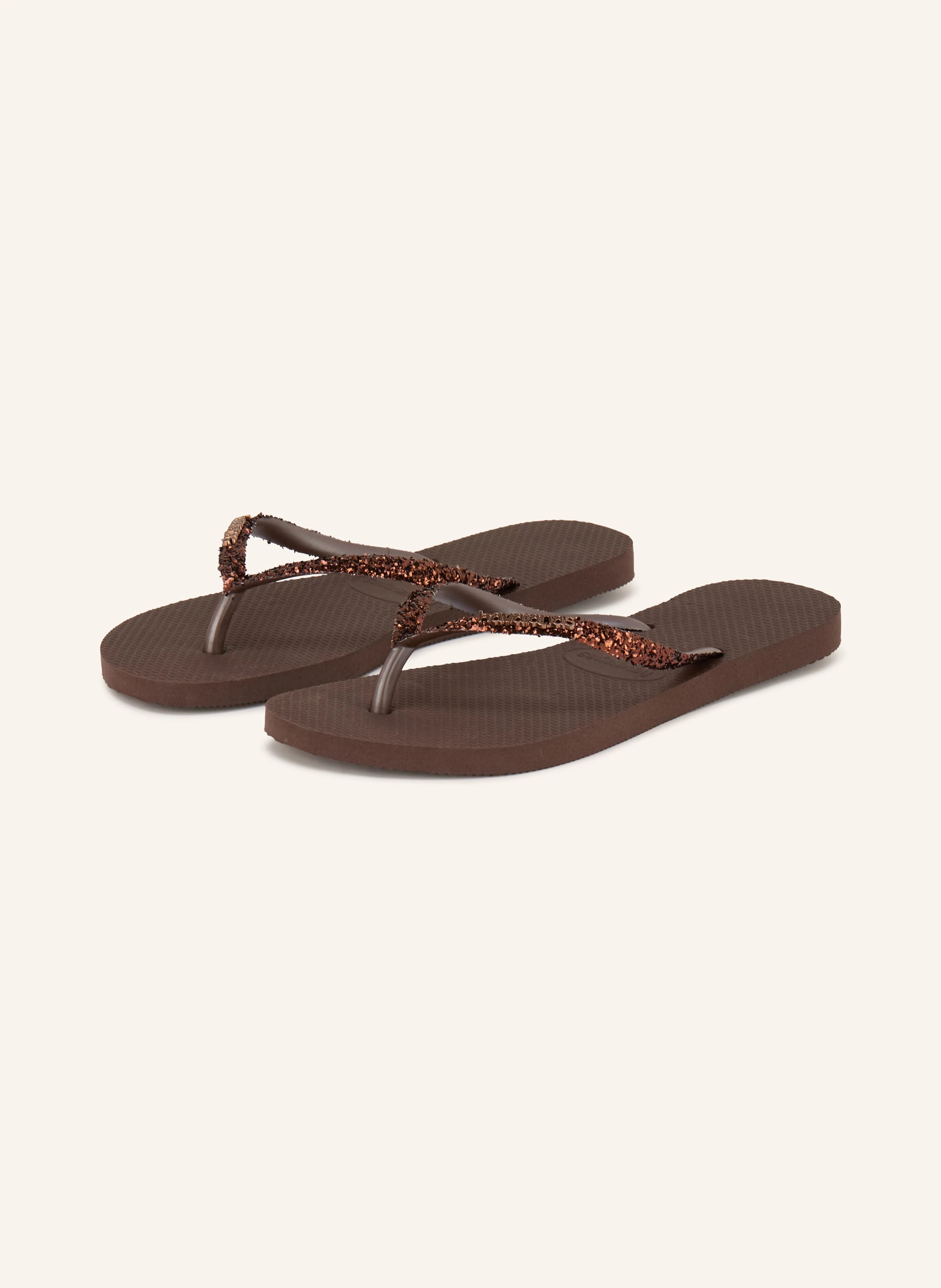 havaianas Zehentrenner SLIM GLITTER II in dunkelbraun | Breuninger (DACH)