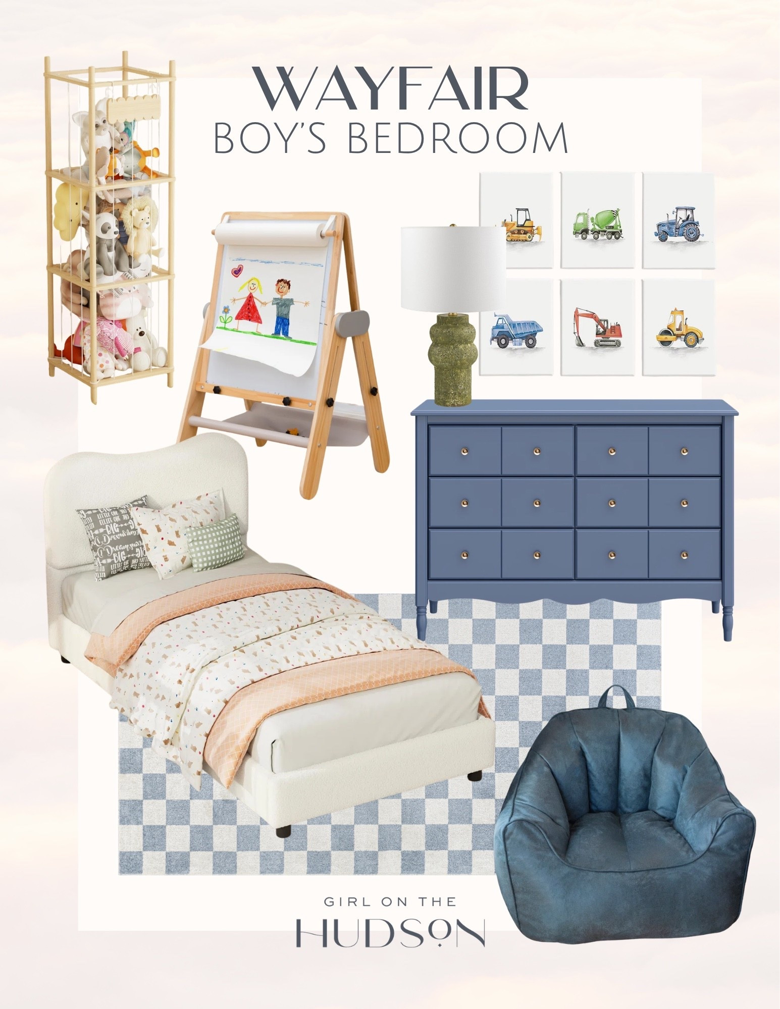 This @Wayfair mix feels playful but still really pulled together. I love how the soft neutrals are balanced with the blue tones, and the car bed adds such a fun focal point without overwhelming the space. It’s one of those rooms that grows with them but still feels like a kid’s dream

boys bedroom ideas, kids bedroom decor, car bed, blue and neutral decor, playroom furniture, kids room inspiration, wayfair finds, modern kids room, bedroom styling, girlonthehudson

#LTKHome #LTKKids #LTKmomlife