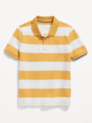 Striped Short-Sleeve Rugby Polo Shirt for Boys | Old Navy (US)