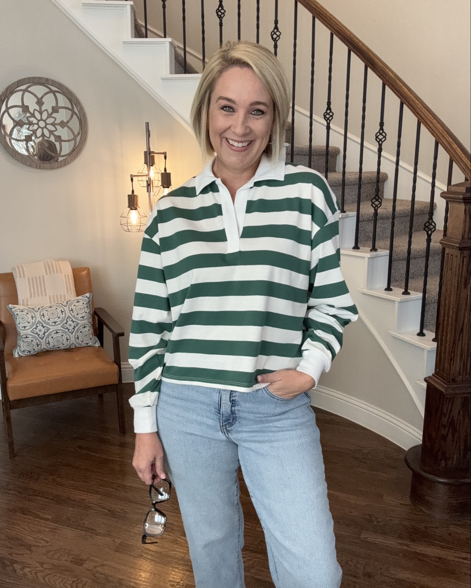 I am so happy Rugby Polos are on trend! These two are from Walmart and the fit is fantastic 🎉 

#walmartpartner

#LTKFindsUnder100 #LTKFindsUnder50 #LTKOver40