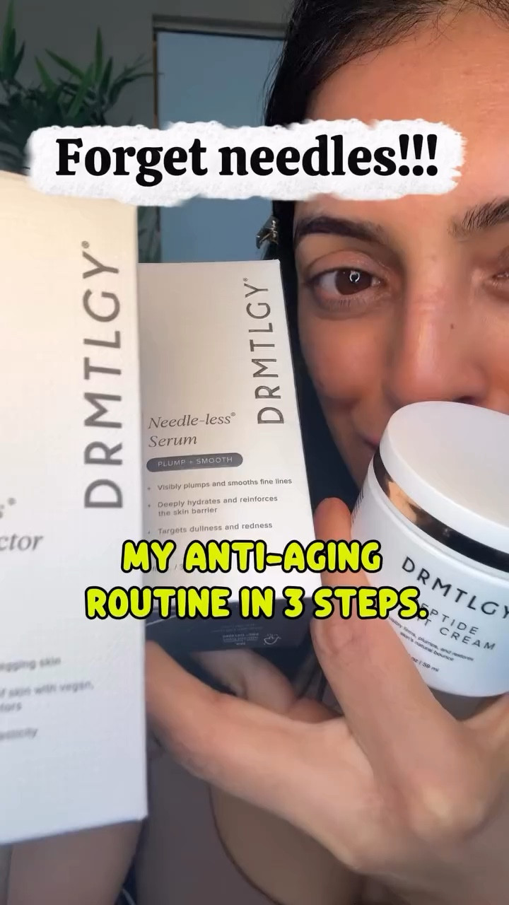 Everyone asks if I’ve had work done… I haven’t.

DRMTLGY Needle-less Serum + Needle-less Growth Factor Serum + Peptide Night Cream for firmer, smoother skin 👀✨ #DRMTLGY #AntiAgingRoutine @drmtlgy