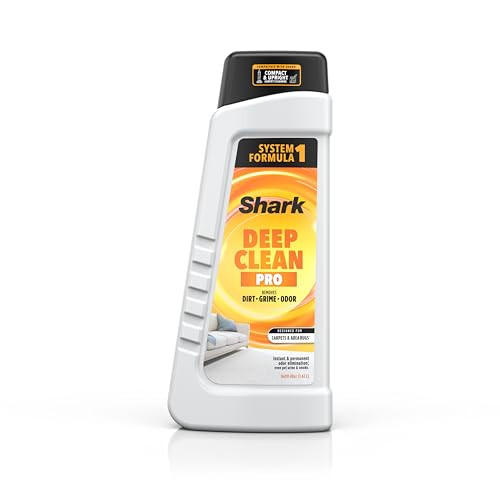 Shark EXCM48 CarpetXpert Deep Clean Pro Formula for Shark Portable Carpet cleaners, formulated for all carpets, upholstery & area rugs, eliminates tough pet messes and odors, 48oz | Amazon (US)