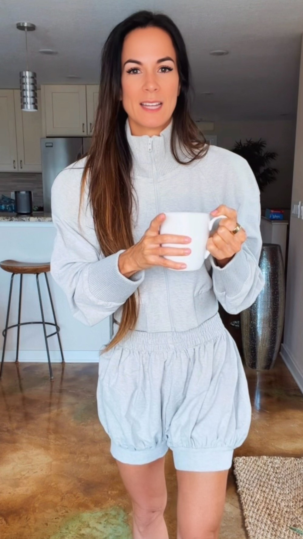 Coffee talk…with a side of fashion, obviously. ☕️🩵

Because apparently I cannot simply have my morning coffee—I also need to discuss what’s on my mind and show you the outfit. And this little two-piece set? Sporty, feminine and just interesting enough to make it feel like an actual look.

The puffed shorts are the moment, but I love the cropped zip jacket just as much. Wear them together, split them up, add sneakers and suddenly we’re dressed without really trying. My favorite kind of fashion math.

Would you wear this set—or are the shorts a little too fashion-forward for you? Tell me honestly. 👀

Comment SET and I’ll send you the details. 🔗

#CoffeeTalk #TwoPieceSet #MatchingSet #CasualStyle #SportyChic #EverydayStyle #Over40Style #Over50Style #RevolveAmbassador  #StyleAtAnyAge #NicoleColeeStyle

#LTKdayinmylife #LTKgrwm #LTKootd