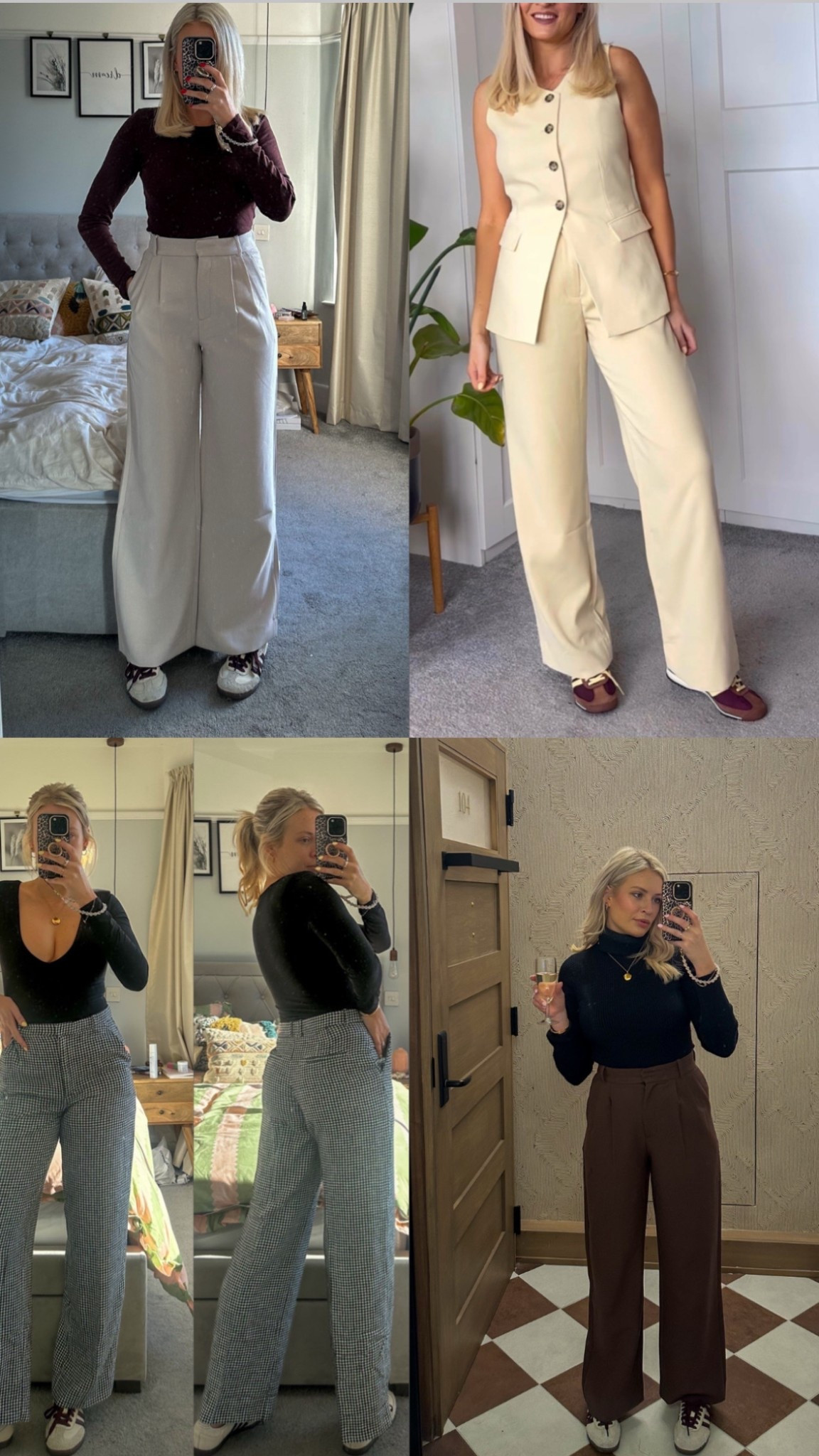 Abercrombie curve love trousers currently 40% off with code AFHELENA - this weekend only!! The best trousers around!! 

I wear w26 regular.

Abercrombie trousers, Sloane pants, Abercrombie, spring outfits, office outfit, work outfit 