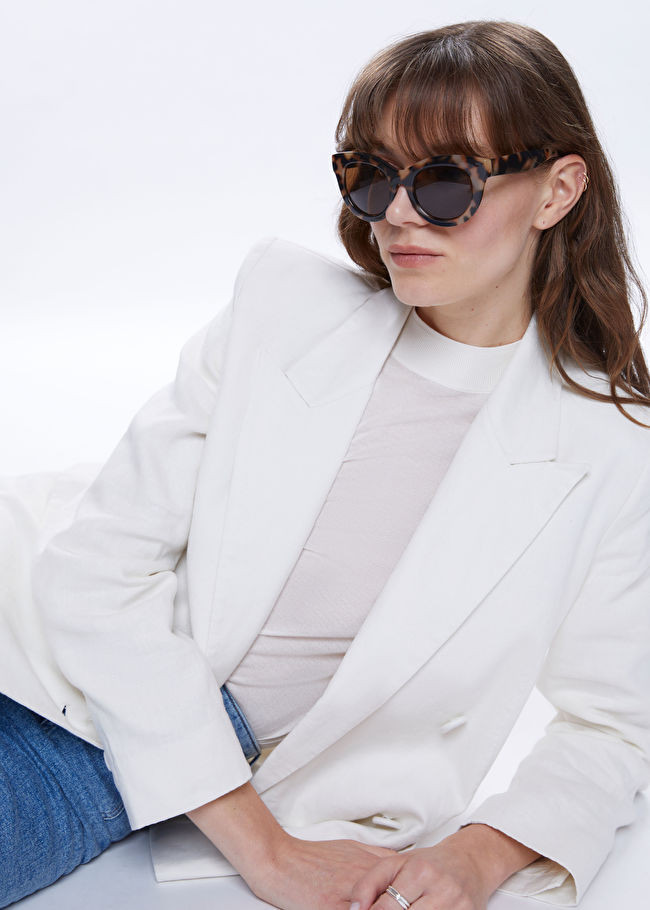 Oversized Round Lens Sunglasses | & Other Stories US