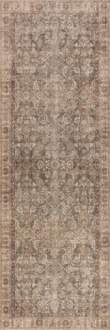 Fair Hills Antiqued Jute-Blend Rug | Brown | Rugs USA
