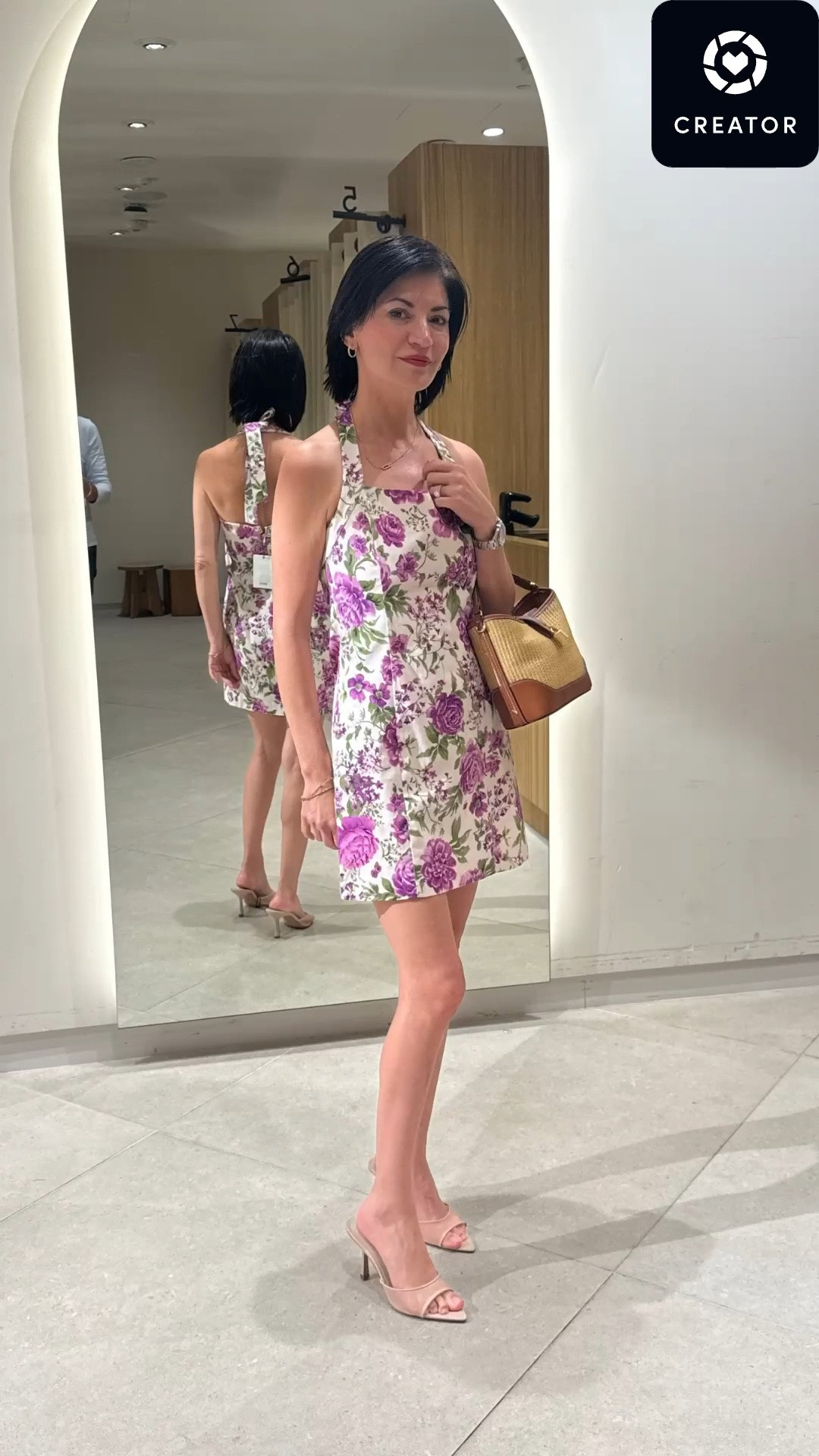 summer dresses

Day 1: Mango Spring Edit & Quiet Luxury Floral Dress

Kicking off my 7-Day Mango Spring Edit! This purple and white floral halter dress is the epitome of quiet luxury. As a 51-year-old stylist who usually leans towards neutrals, this dress completely won me over. The quality is phenomenal, and the flattering silhouette makes it the perfect garden party dress or resort wear staple. I styled it with a classic woven bucket bag and nude pointed-toe mules to neutralize the bold print. This outfit is perfect for a summer wedding guest look, an outdoor brunch, or a Mediterranean vacation.

#LTKWedding #LTKTravel #LTKOver40