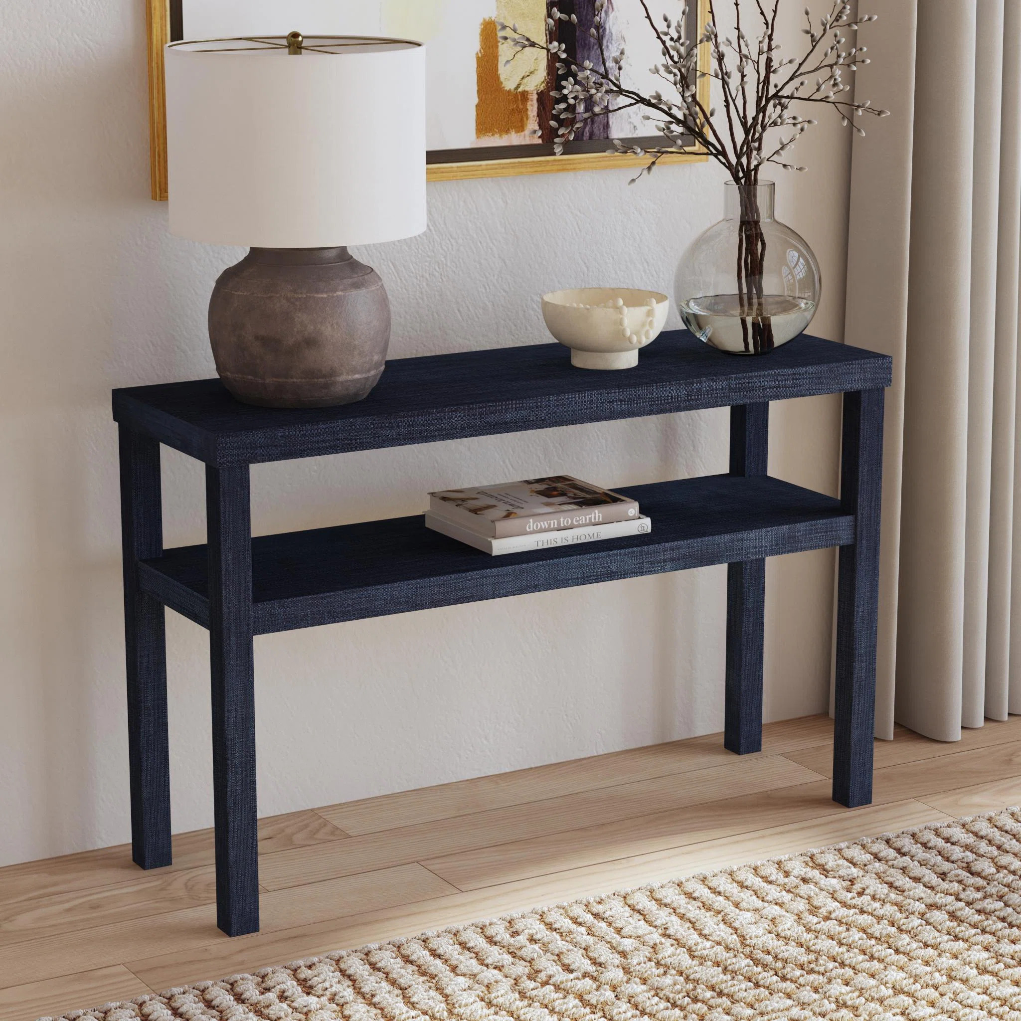 Indigo Road by Egypt Sherrod Gia 47'' Raffia Console Table & Reviews | Wayfair | Wayfair North America