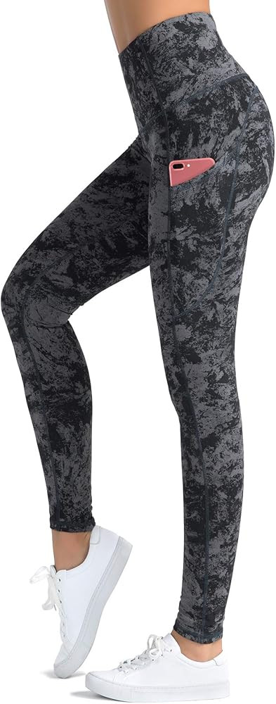 Dragon Fit High Waist Yoga Leggings with 3 Pockets,Tummy Control Workout Running 4 Way Stretch Yo... | Amazon (US)