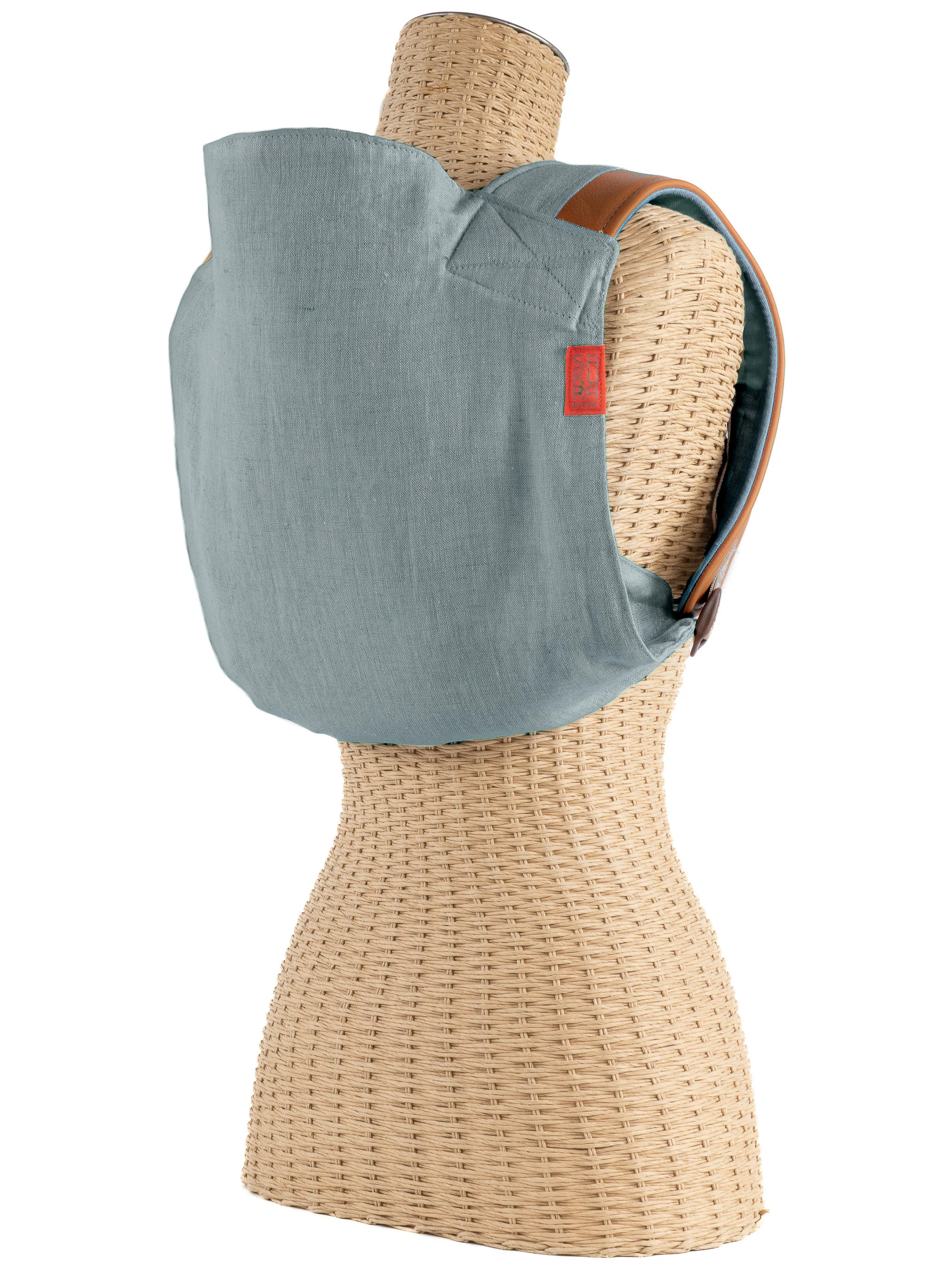 Thyme and Napa Leather Onbuhimo | Sakura Bloom