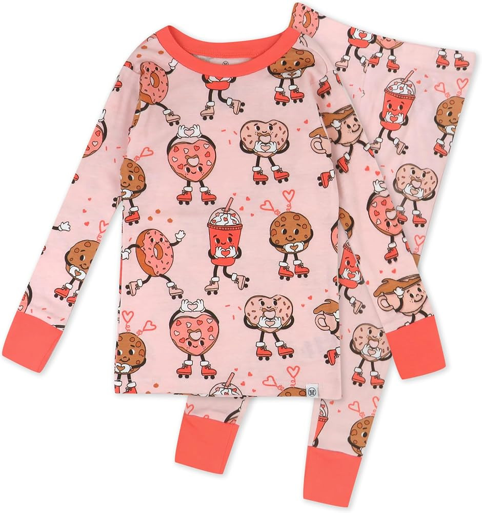 HonestBaby 2-Piece Pajamas Sleepwear PJs 100% Organic Cotton for Infant Baby and Toddler Boys' & ... | Amazon (US)