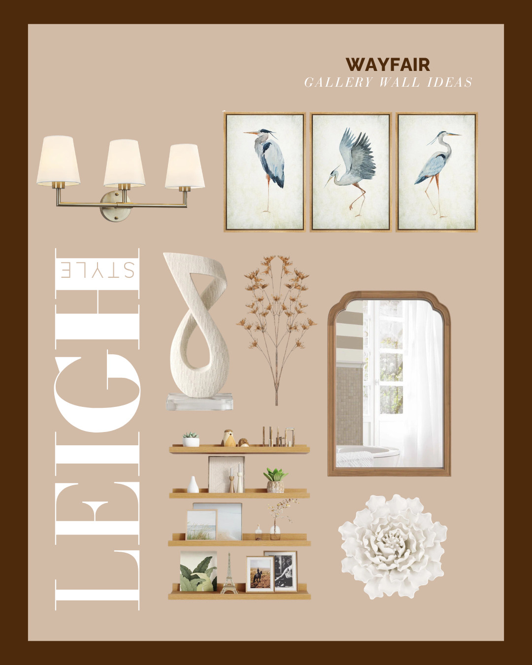 Elevate your home decor with these stunning gallery wall ideas and wall art finds from Wayfair!

#WayfairFinds #WayfairStyle #GalleryWall #HomeDecorIdeas #WallArt #InteriorStyling #LivingRoomDecor #WallDecor #HomeRefresh 

 #LTKdayinmylife #LTKHome