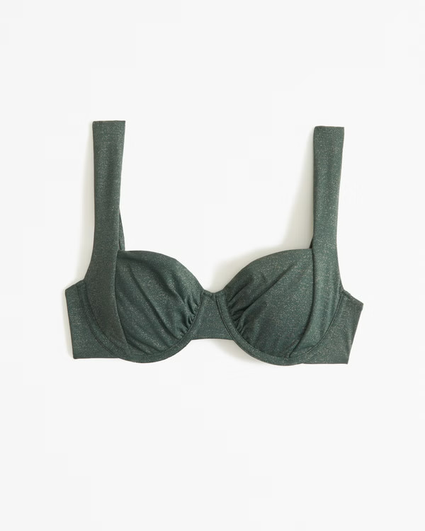 Wide Strap Underwire Bikini Top | Abercrombie & Fitch (US)