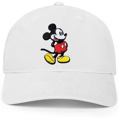 Disney Adult Men Baseball Cap, Mickey Mouse Adjustable Dad Hat White | Target