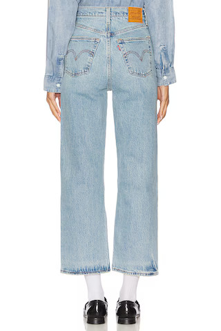 LEVI'S Ribcage Straight Ankle in Let's Share from Revolve.com | Revolve Clothing (Global)