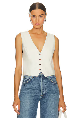 L*SPACE Rhodes Vest in Cream from Revolve.com | Revolve Clothing (Global)