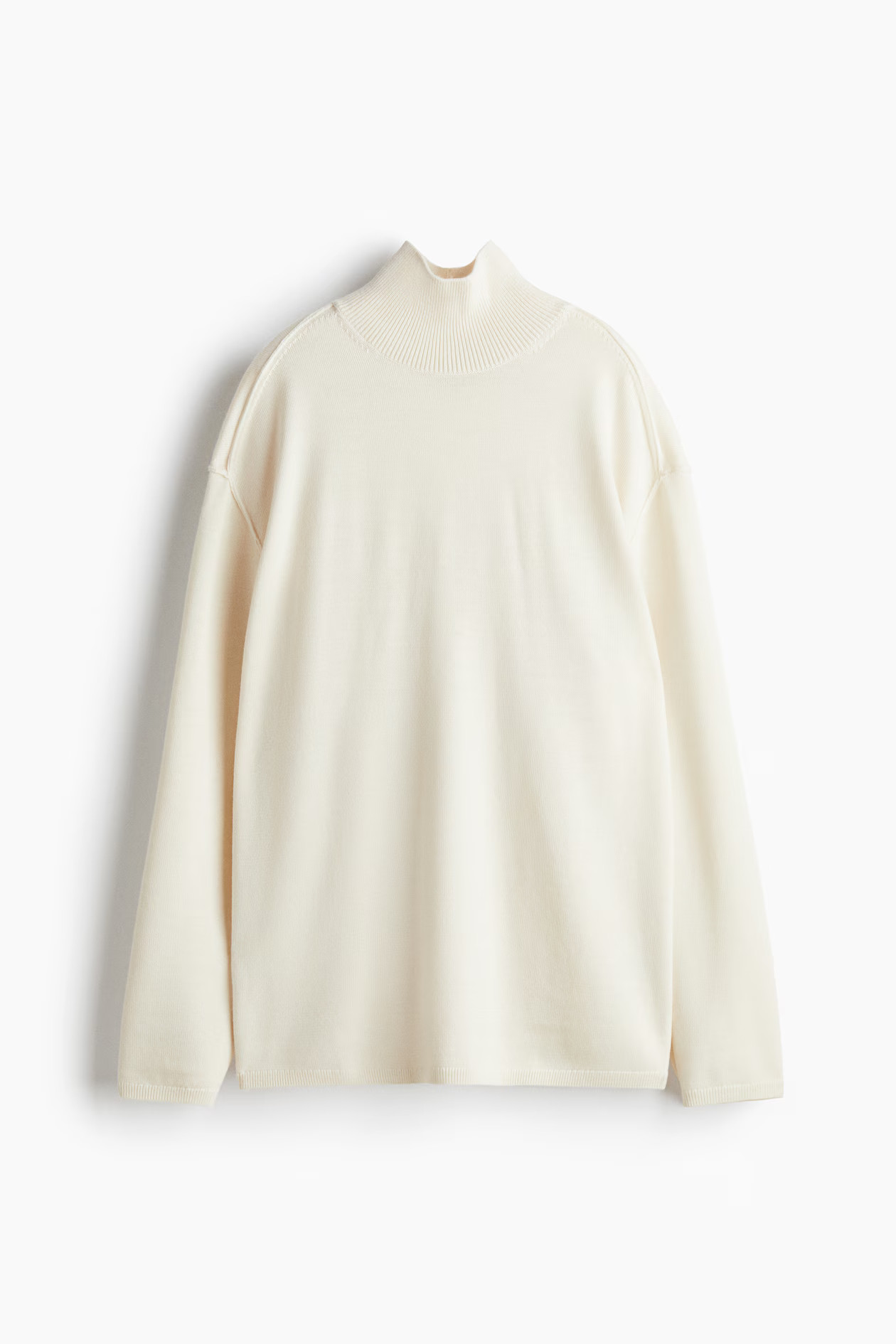 Jersey en lana merino con cuello perkins | H&M (FR, IT, ES, PT, BE)