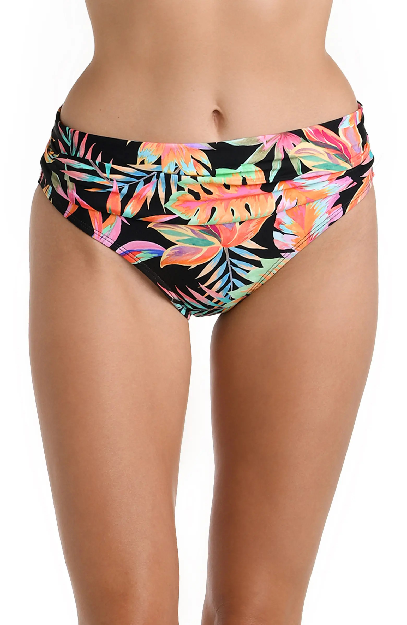 La Blanca Shirred Band Hipster Bikini Bottoms | Nordstrom | Nordstrom