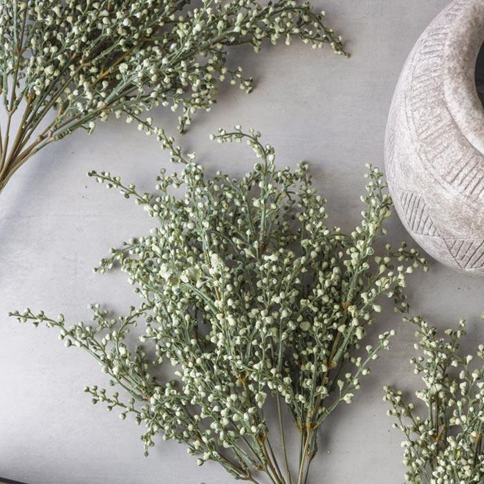 Faux Heather Sage Stem | Cottage and Key