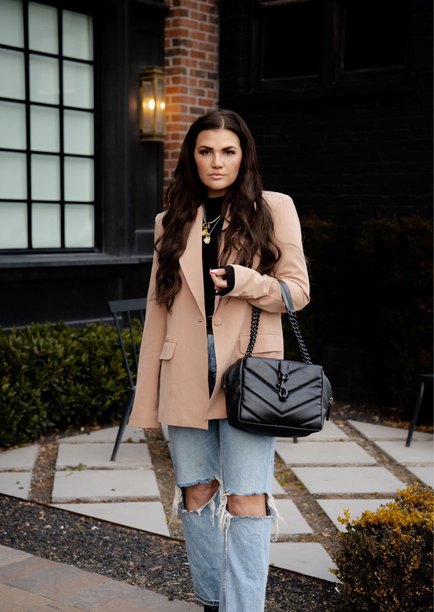 Camila Coelho Morena Blazer 
Dad Jeans 
Rebecca Minkoff Edie Bag 
Artizan Joyeria necklaces 



#LTKstyletip #LTKFind