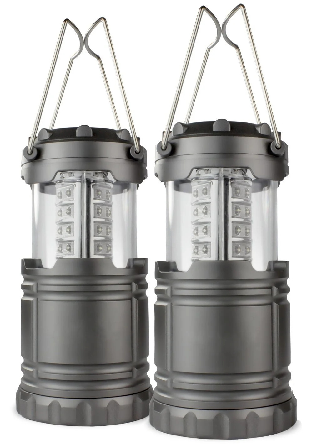 2 Pack Portable Outdoor LED Lantern Camping Lanterns, Water Resistant Emergency Tent Light for Ba... | Walmart (US)