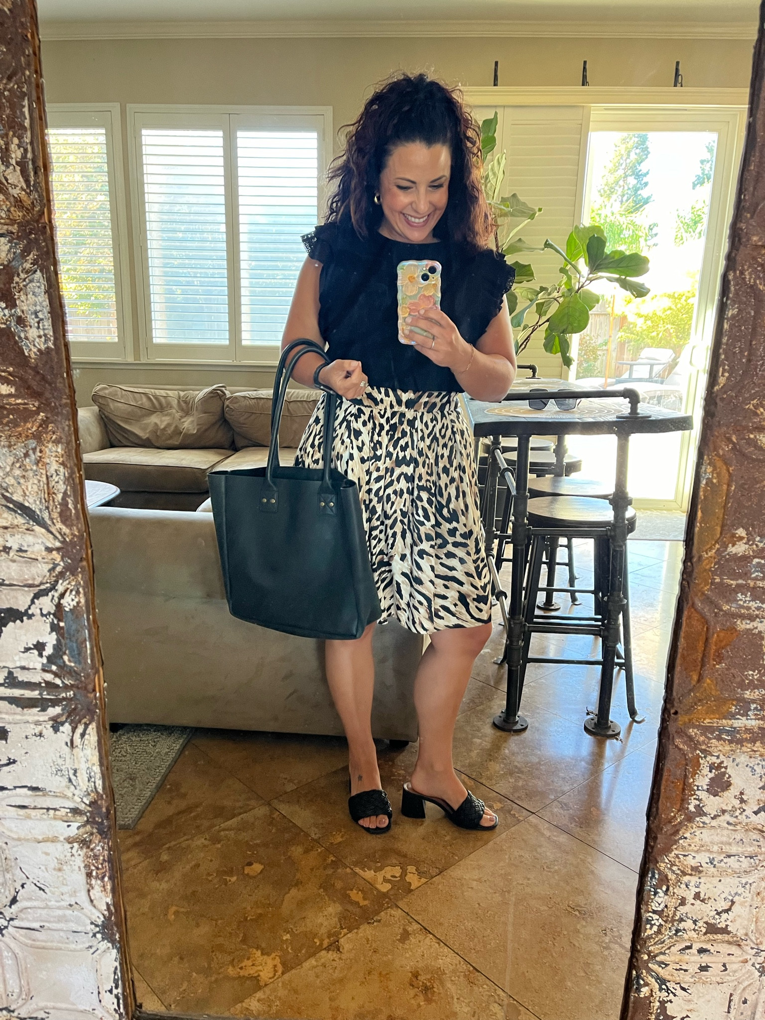 Leopard is my favorite! Such a fun, easy workwear look! My skirt is several years old from BHWM, I’ve linked similar options. 

Teacher outfit
Fall outfit
Petite style 

#LTKOver40 #LTKWorkwear #LTKStyleTip