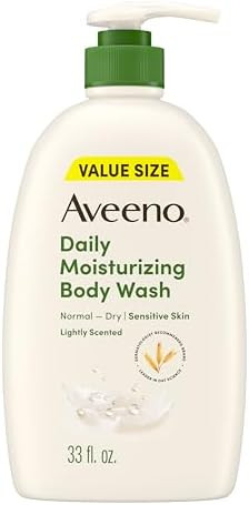 Aveeno Daily Moisturizing Body Wash for Women and Men for Dry & Sensitive Skin, Paraben, Soap & D... | Amazon (US)