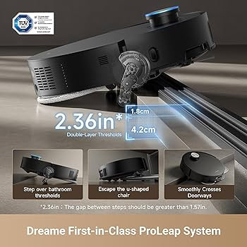 DREAME X50 Ultra Robot Vacuum and Mop with Auto-Empty and Mop Self-Cleaning, 20,000Pa Suction, Ob... | Amazon (US)