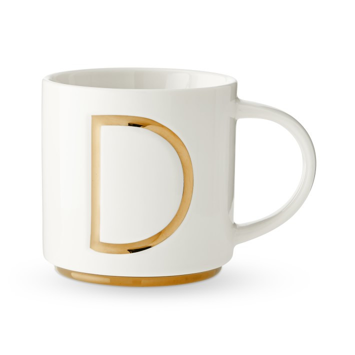 Gold Monogram Mug | Williams-Sonoma