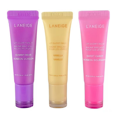 Laneige 3-pc Yummy Candy VARIETY PACK Lip Glowy Balm (0.35 oz x 3) Vanilla, Sweet Candy, Gummy Bear - Your Yummy Candy Pout. | Target