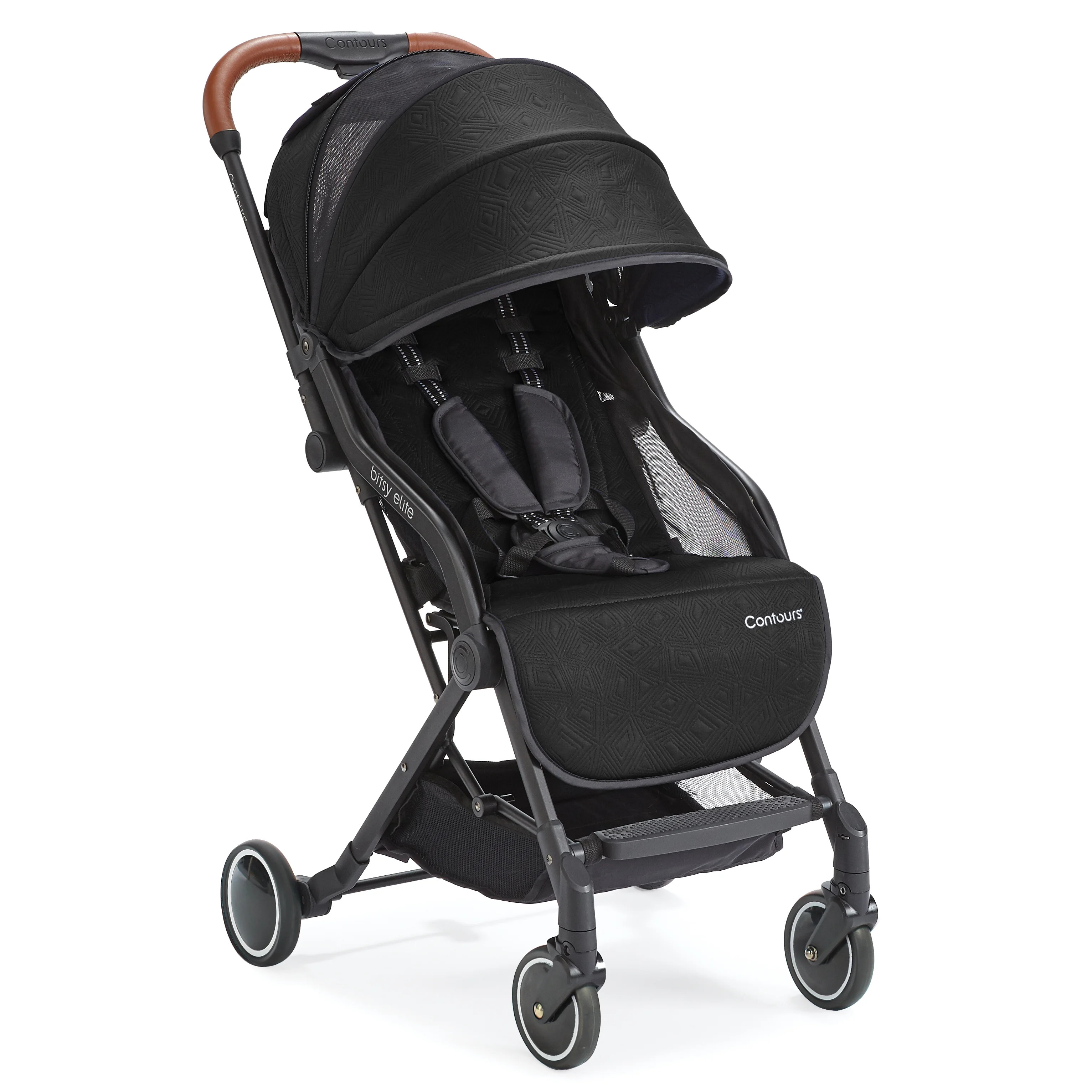 Contours Bitsy Elite Lightweight Travel Stroller, Black, Unisex - Walmart.com | Walmart (US)