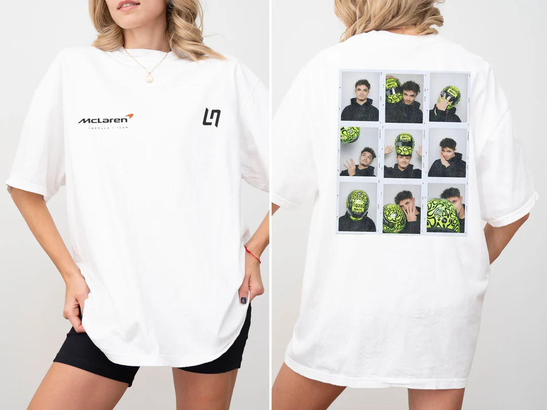 Comfort Colors F1 Lando Norris 'polaroid' Vintage Style Unisex T-shirt - Etsy | Etsy (US)