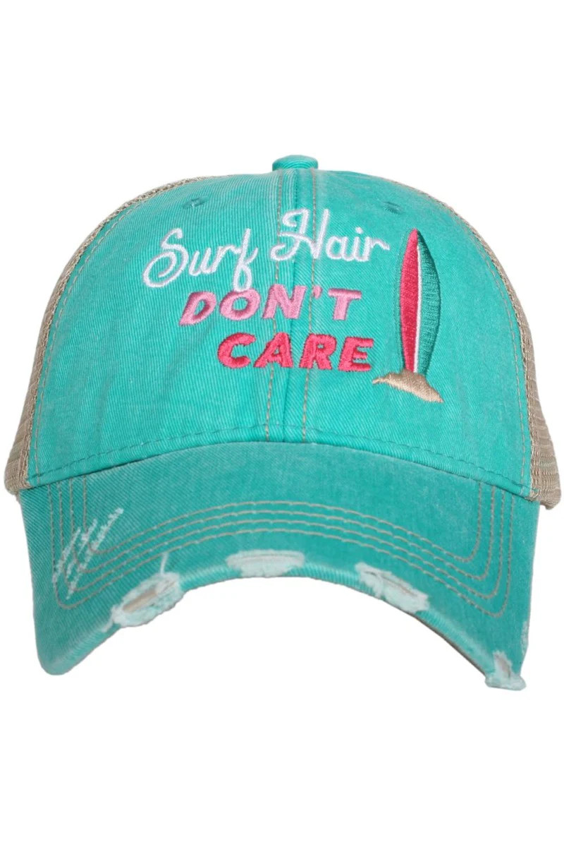 Surf Hair Don’t Care Women's Trucker Hats | Katydid.com