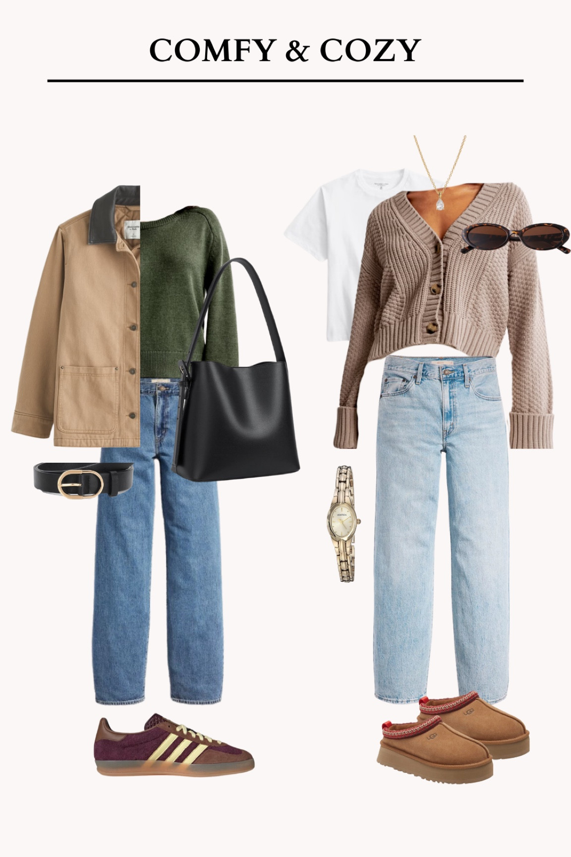 Styling Levi’s Baggy Jeans for fall 


—

Barn jacket, trendy jacket, fall jackets, Levi’s denim, bucket bag, cardigan, knit sweater, Abercrombie sale, Ugg outfit, adidas sneakers, casual fall outfits

#LTKFallSale #LTKSaleAlert #LTKStyleTip