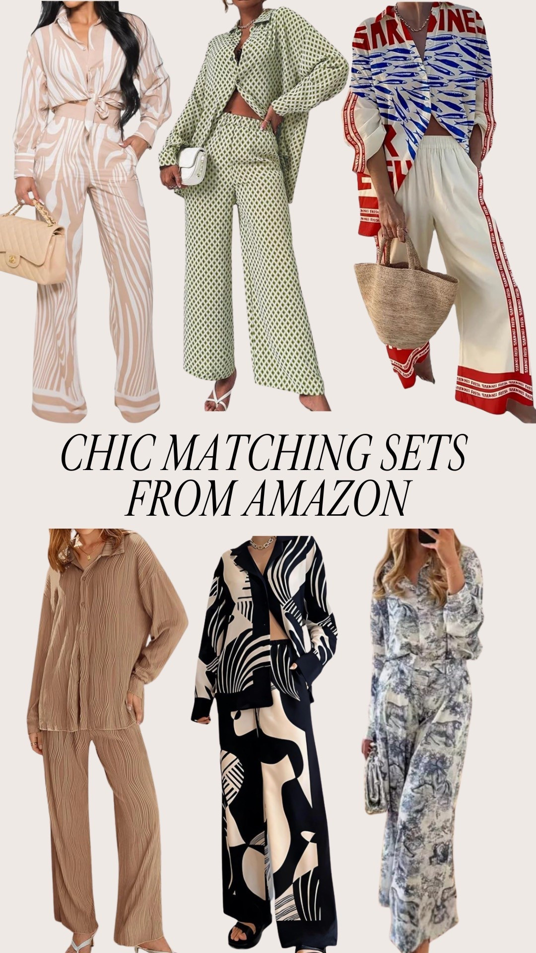 Some of my favorite breezy but chic matching sets from Amazon! So perfect for spring and summer ☀️

#LTKSeasonal #LTKStyleTip #LTKFindsUnder50