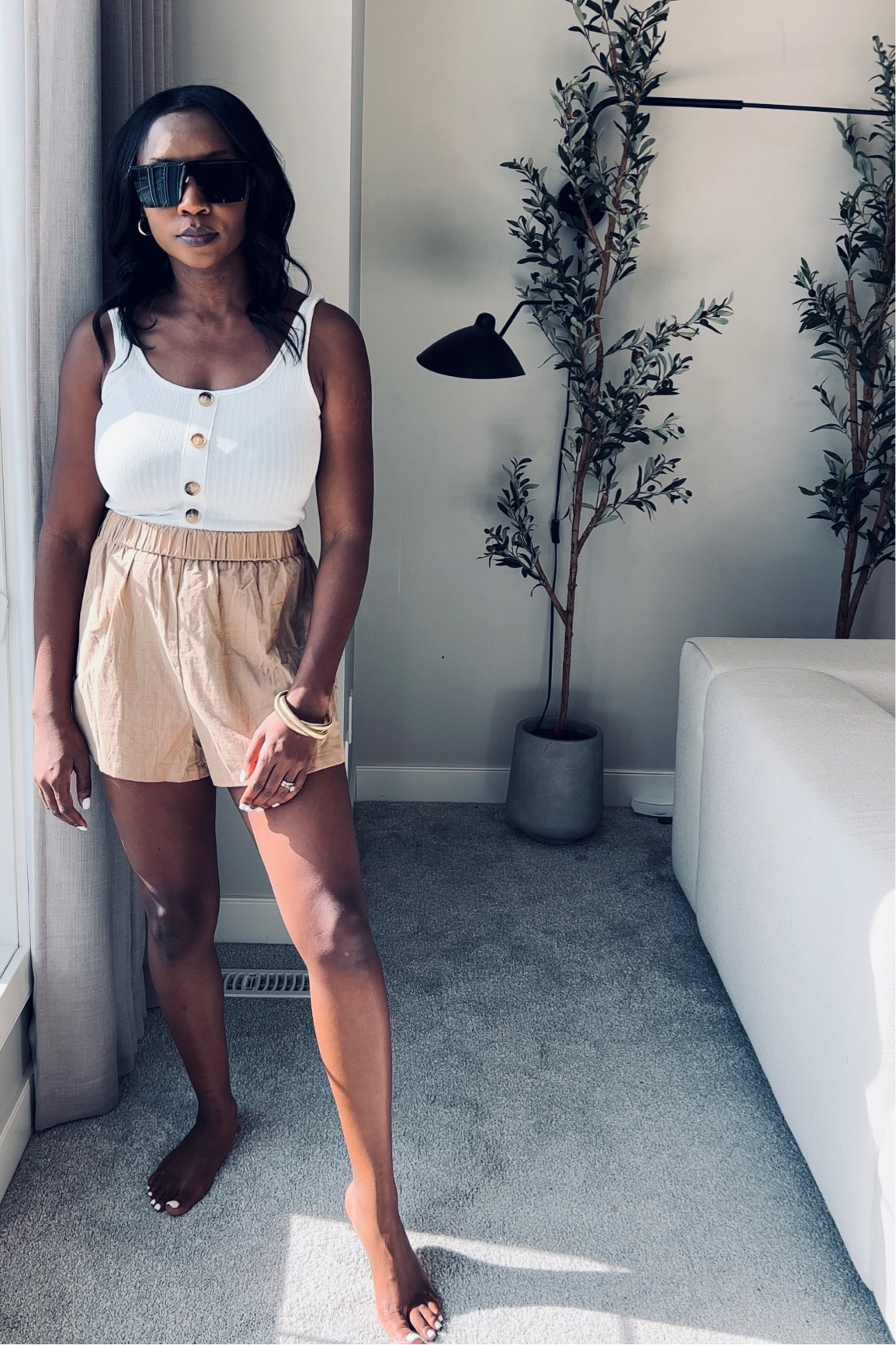 Still holding on to every bit of summer! 😆 … I got this Sleeveless Striped Belted Tank romper. I love this gorgeous khaki color. It comes in multiple colors as well. I’m wearing a medium. I’m 5’2 and 123lbs 

Khaki romper 

#LTKsalealert #LTKstyletip #LTKSeasonal